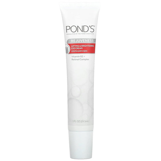 Pond's Rejuveness, Lifting & Brightening Eye Cream, Fragrance Free, 1 fl oz (29.5 ml)