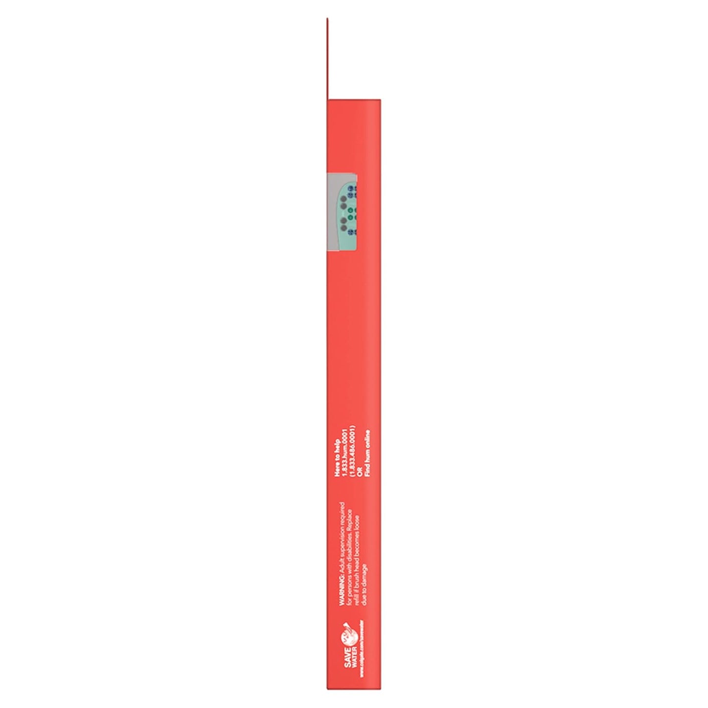 Colgate Hum Connected Smart Battery Toothbrush Refill Head, Blue, 2 Pack
