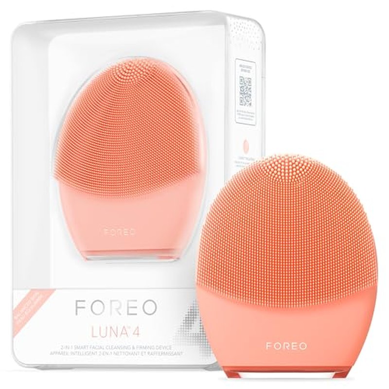 FOREO LUNA 4 Face Cleansing Brush -Firming Face Massager - Anti Aging Face Care - Enhances Absorption of Facial Skin Care Products - Simple Skin Care Tools - Balanced Skin