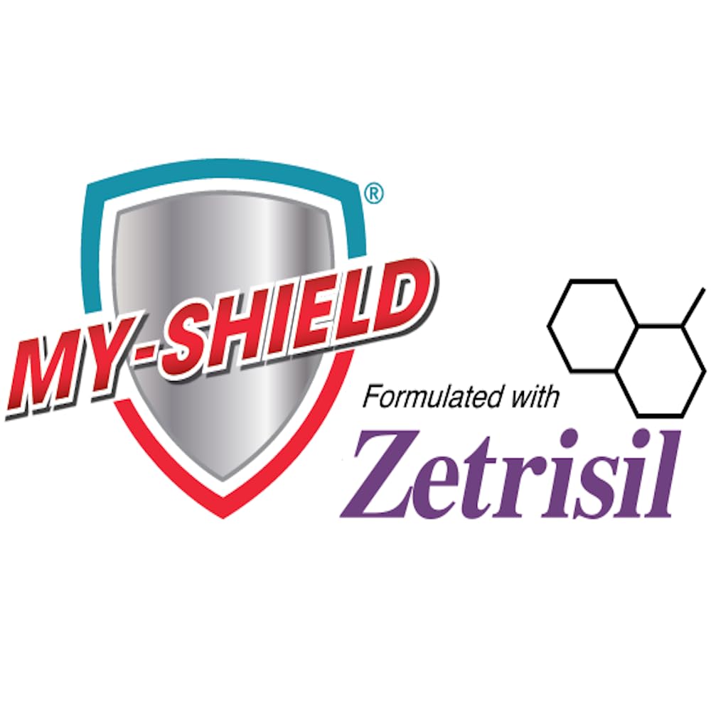 My-Shield Sanitizing Hand Wipes - Travel Pack - 20 Count (4-pack) Alcohol-Free, Long-lasting Protection. Kills 99.9% of Germs. Moisturizes With Aloe Vera. Formulated with Zetrisil.