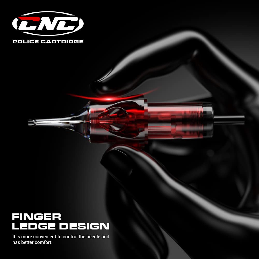 CNC 14RS Tattoo Needles Cartridge 20Pcs #12 Standard Disposable Needles with Membrane Round Shader EN04-20-1214RS