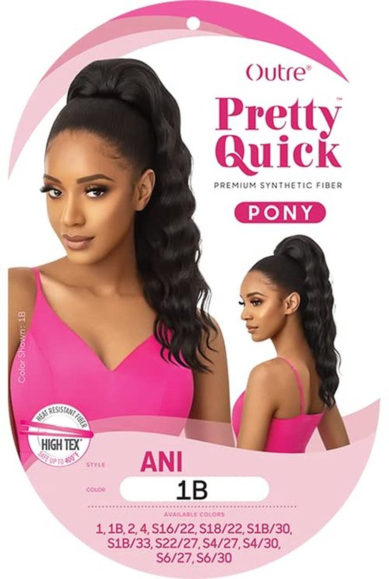 Outre Pretty Quick Pony Heat Resistant Fiber High Tex Safe Up To 400F ANI (2)