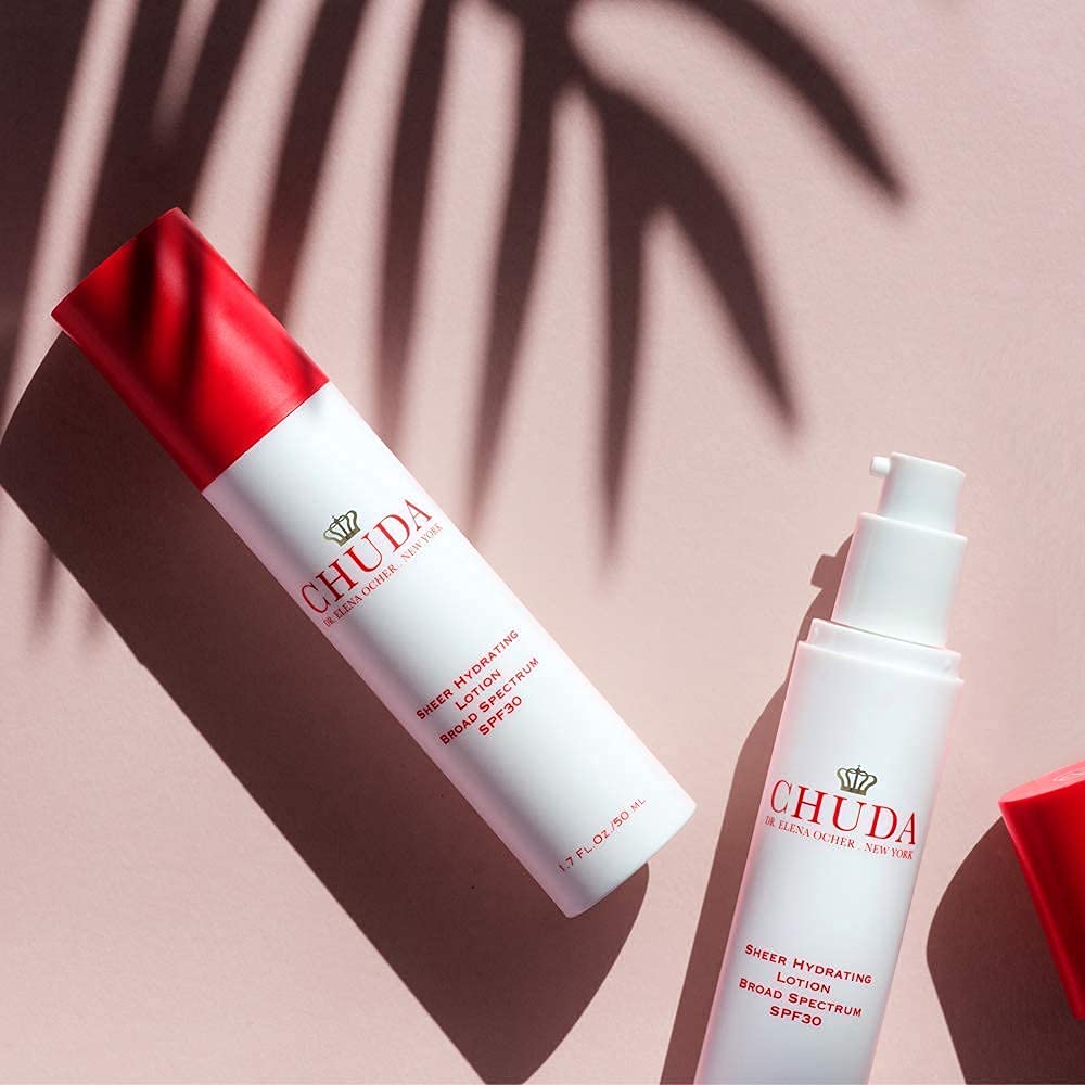 CHUDA Healing Hydrating Cream 30ml and Sheer Hydrating Lotion Broad Spectrum SPF30 30ml, Gift Set - Face Moisturizers with Remedea Compound, Anti Aging Face Cream and Sunscreen Combo Skin Moisturizer
