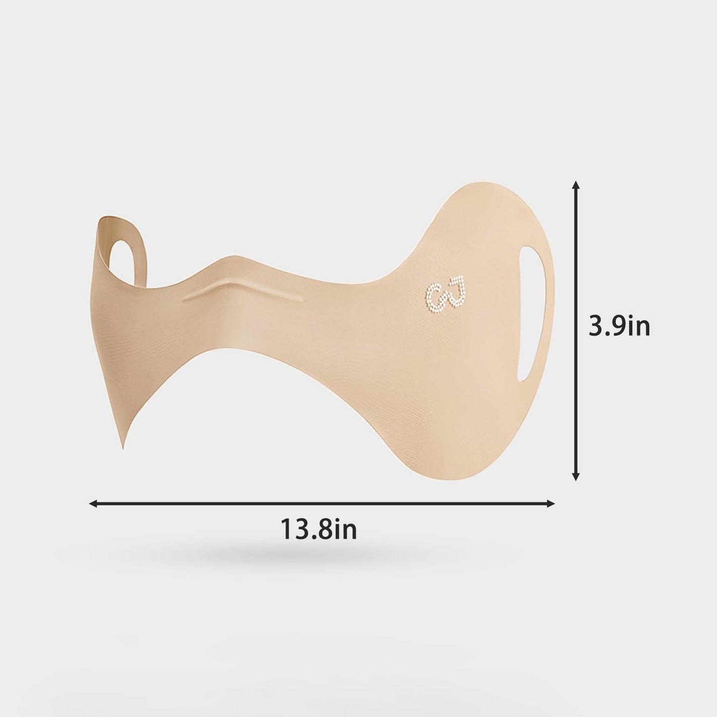 LKMUPNR UPF50+ Sun Block Face Cover, Face Mask for Sun Protection, Golf Mask for Women（Widening Style Khaki）