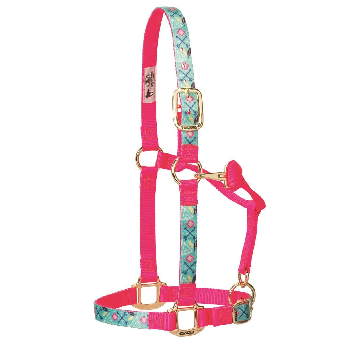 Weaver Leather Adjustable Patterned Nylon Horse Halter