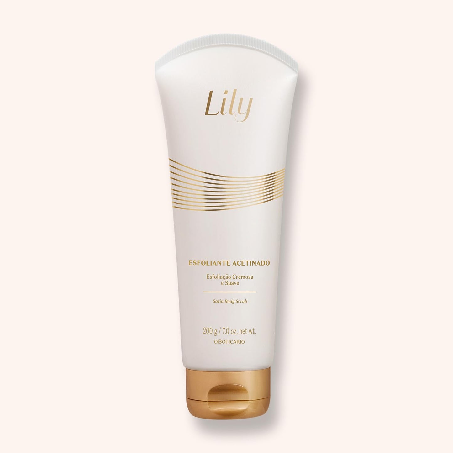 Lily Satin Velvet Body Scrub, Indulgent Exfoliating Cream with Adored Lily Fragrance, 7 Ounce (200g)