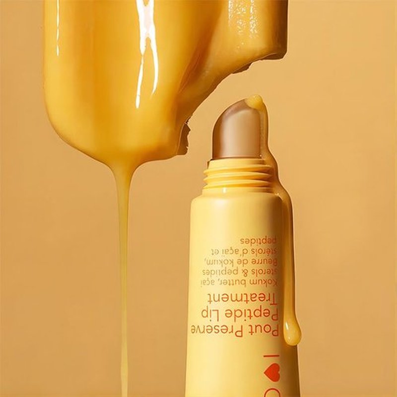 Pout Preserve Peptide Lip Treatment, lip balm，lip peptide，pout preserve summer lip gloss (Citrus Sunshine)