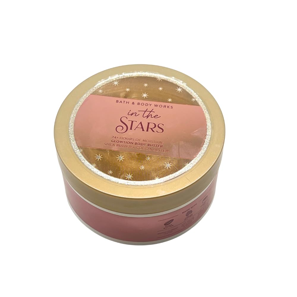 Bath & Body Works IN THE STARS Glowtion Body Butter for Women with a Red Bow for Holidays & Gifts - 6.5 oz