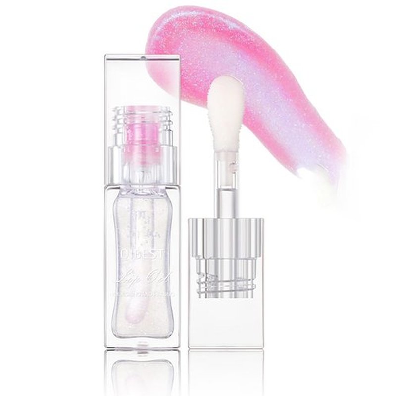 FYEBOO Magic Color Changing Lip Oil Ph, Glitter Lip Gloss, Upgraded Big Brush Head Moisturizing Lip Oil, Color Changing with Temperature, Moisturizing & Sparkling (# 01, 0.3 Oz)