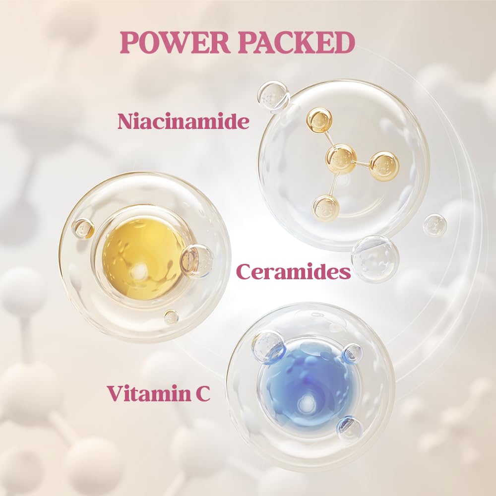 Terrafique Ceramide Serum for Face - Hydrating Face Serum for Women - Anti Aging - Ceramide Barrier Repair with Centella, Vitamin A C E - Anti Aging Serums for Dry Sensitive Skin - 1 Fl Oz - 1 Pack