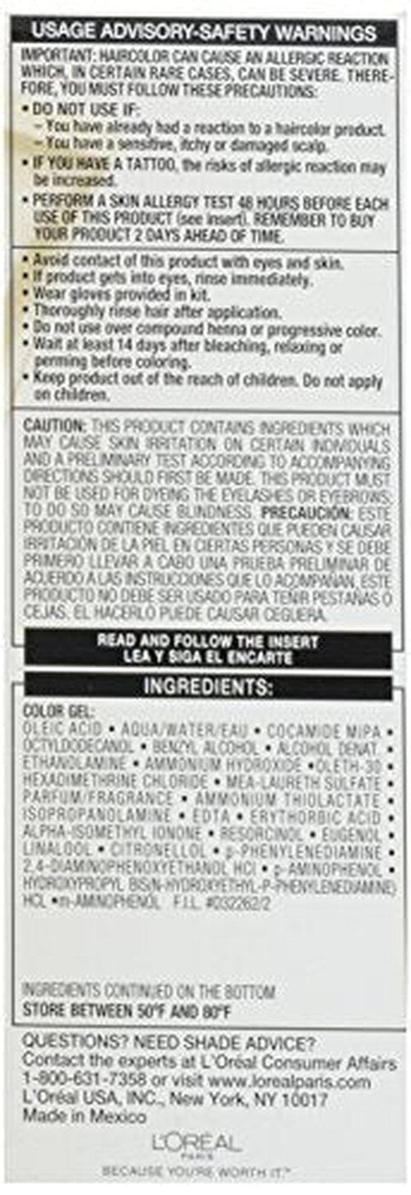 L'Oreal Preference #Lb-01 Extra-Light Ash Blonde, 1 ct