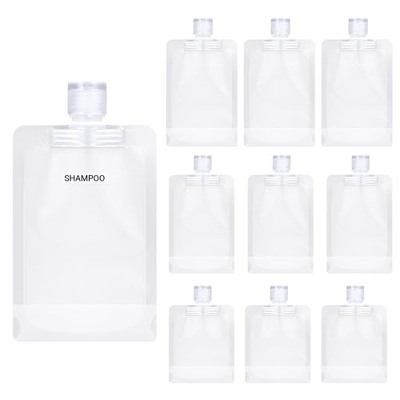ASEVAT 9pack Leak Proof Empty Squeeze Pouches Refillable Travel Size Containers liquid travel pouches for Travel TSA Approved Travel Pouches for Toiletries for Lotion