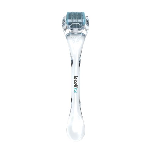 INCELLICE Derma Roller Professional Microneedle Roller, Titanium Microneedling Roller, 200 Real Individual Micro Needling Roller for Home Use Men and Women