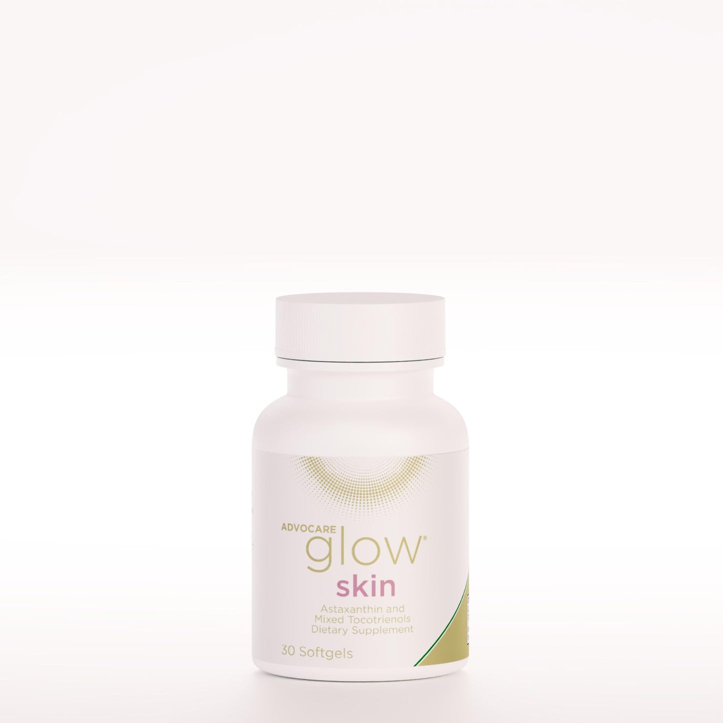AdvoCare Glow Skin - Glowing Skin Care Supplement with Astaxanthin, Carotenoids, Tocotrienols & Vitamin E - Supports Healthy Skin, Hair & Nails* - 30 Softgels