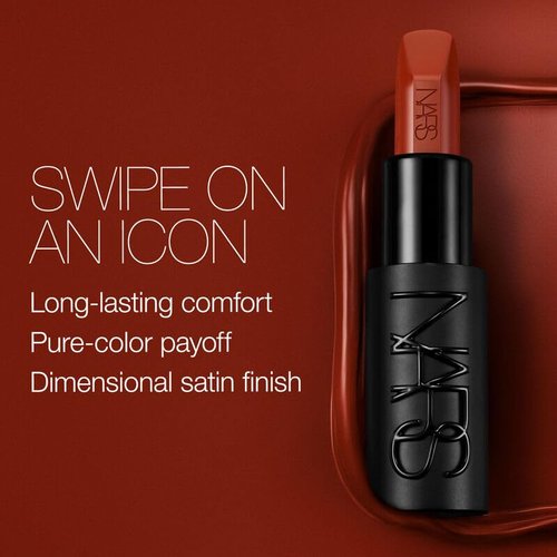 NARS Explicit Refillable Satin Lipstick – Body Heat 803, 0.13 oz / 3.8 g