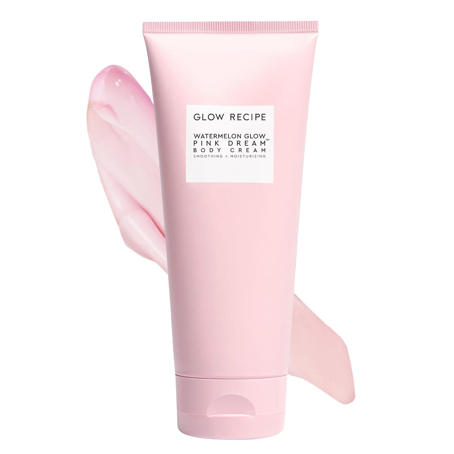 Glow Recipe Watermelon Glow Pink Dream Body Cream - Hyaluronic Acid for Skin Barrier Repair - Non Greasy Body Cream Brightening Moisturizer with Watermelon Seed Butter + AHA's (8.4oz)