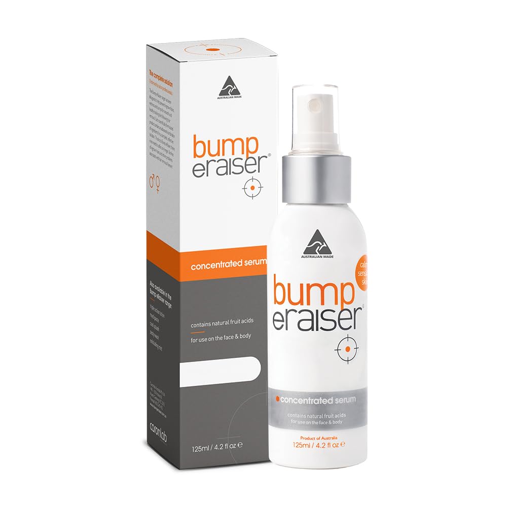 Bump eRaiser Concentrated Serum 4.2 fl oz — No-Sting Ingrown Hair & Razor Bump Serum for Sensitive Skin | Post-Wax & Post-Shave Irritation | Vegan, Made in Australia