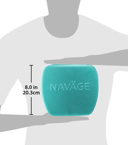 Navage Teal Travel Case - Safety Case for Navage Nasal Irrigation System - Anti-Scratch Protector - Travel Storage Case & Nose Cleaner Organizer for Navage Nose Cleaner and 12 SaltPods (Teal)