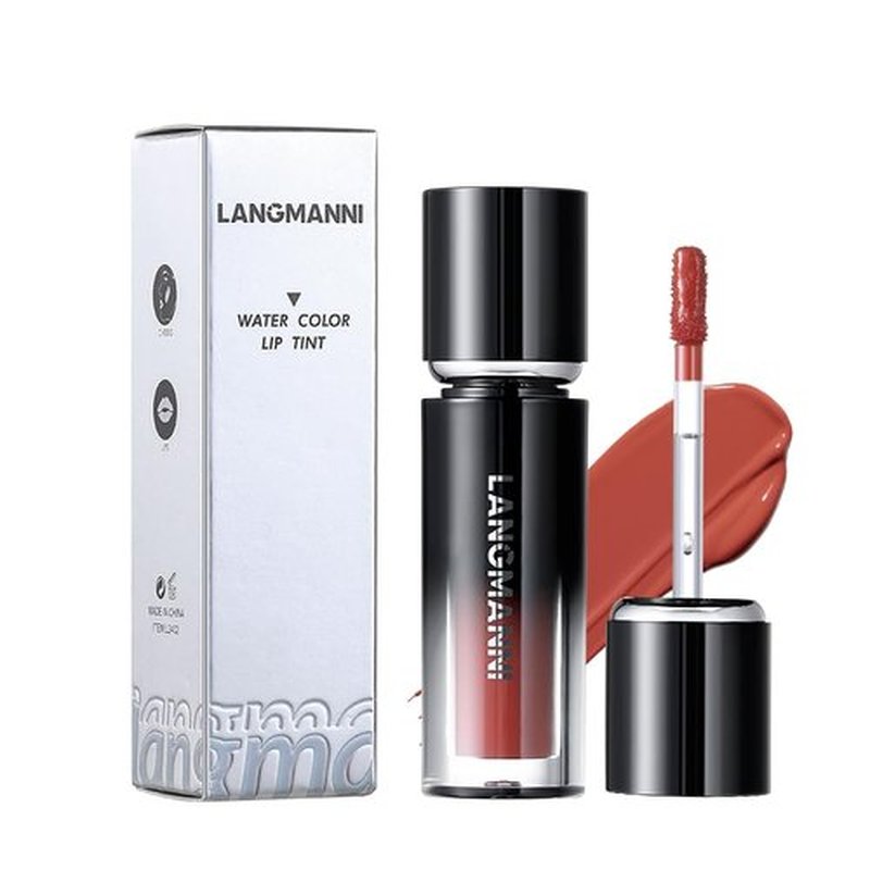 LANGMANNI Lip Oil Tint | Hydrating & Long-Lasting Lip Stain | Moisturizing And High Gloss Makeup,Non-Sticky Lip Stain For Watery And Silky Smooth Lips(#6 Spicy Red)