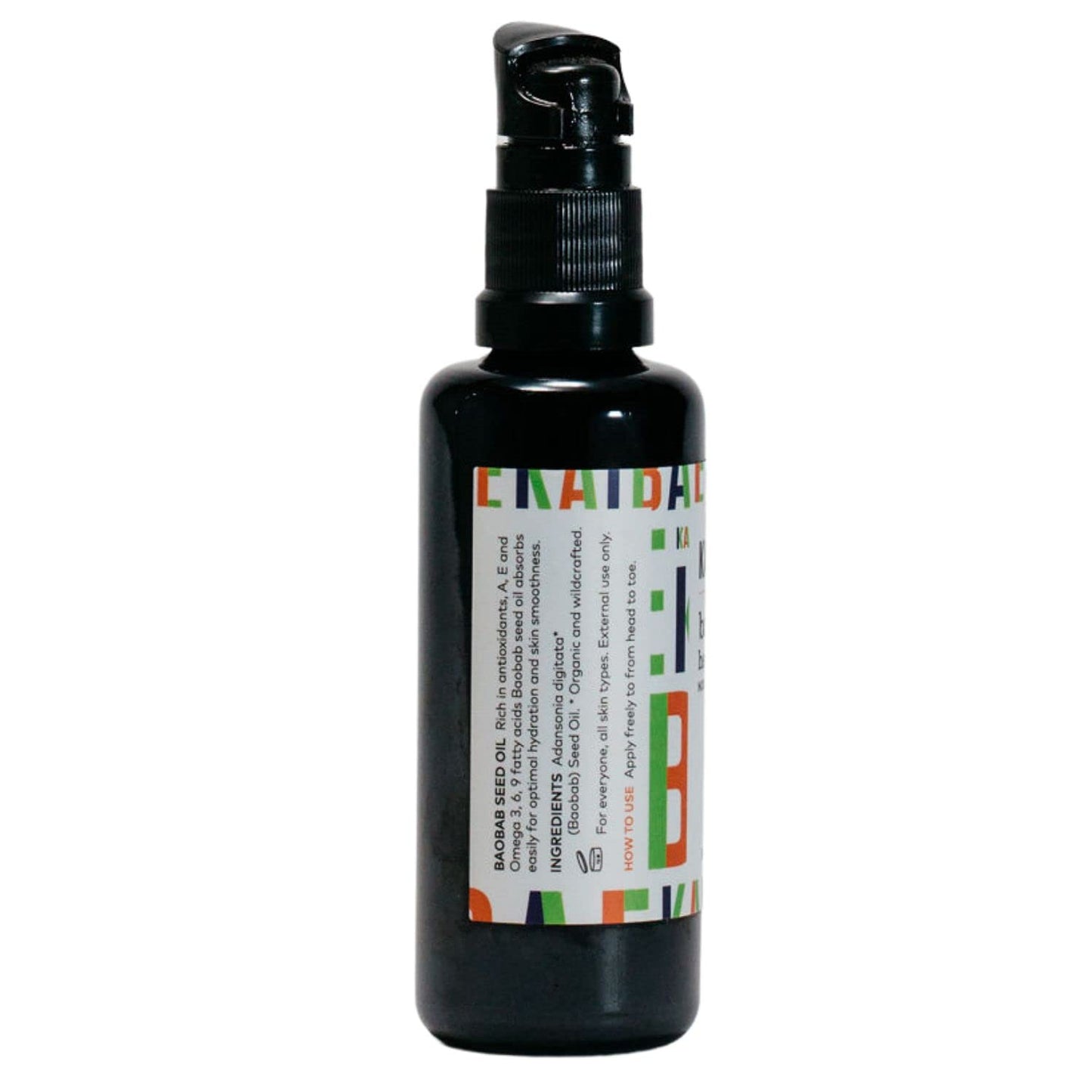 KAIBAE Organic Baobab Oil | Hair & Skin Moisturizer | Microbiome Friendly | Cold-Pressed & Wildcrafted | Vegan, Clean Label (50ml)