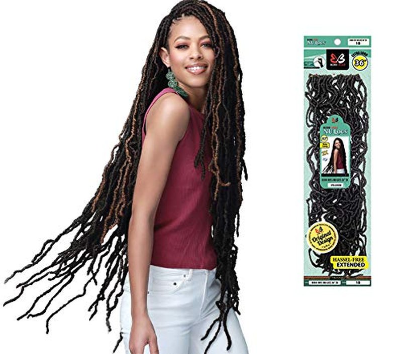 Bobbi Boss Synthetic Crochet Braid NU LOCS 36 2x (6-Pack, 1)