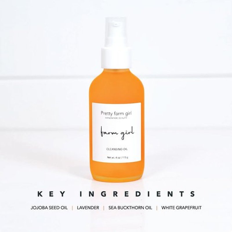 Pretty farm girl Cleansing Oil - Glowing Skin - Multiple Oils - Hydrates & Rejuvenates - All Skin Types - 2 oz