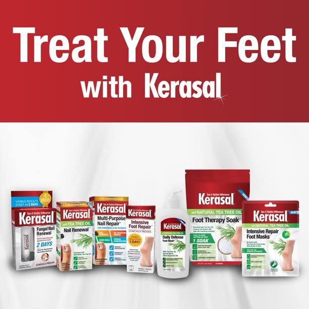 Kerasal Intensive Foot Repair Ointment - 1 oz (3-Pack) for Cracked Heels & Dry Skin