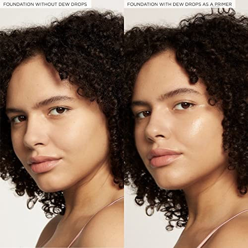 Glow Recipe Niacinamide Dew Drops Face Serum - Hydrating Korean Skincare & Illuminating Makeup Primer for Dewy, Glass Skin - Hyaluronic Acid Serum for Brightening, Plumping & Highlighting (15ml)