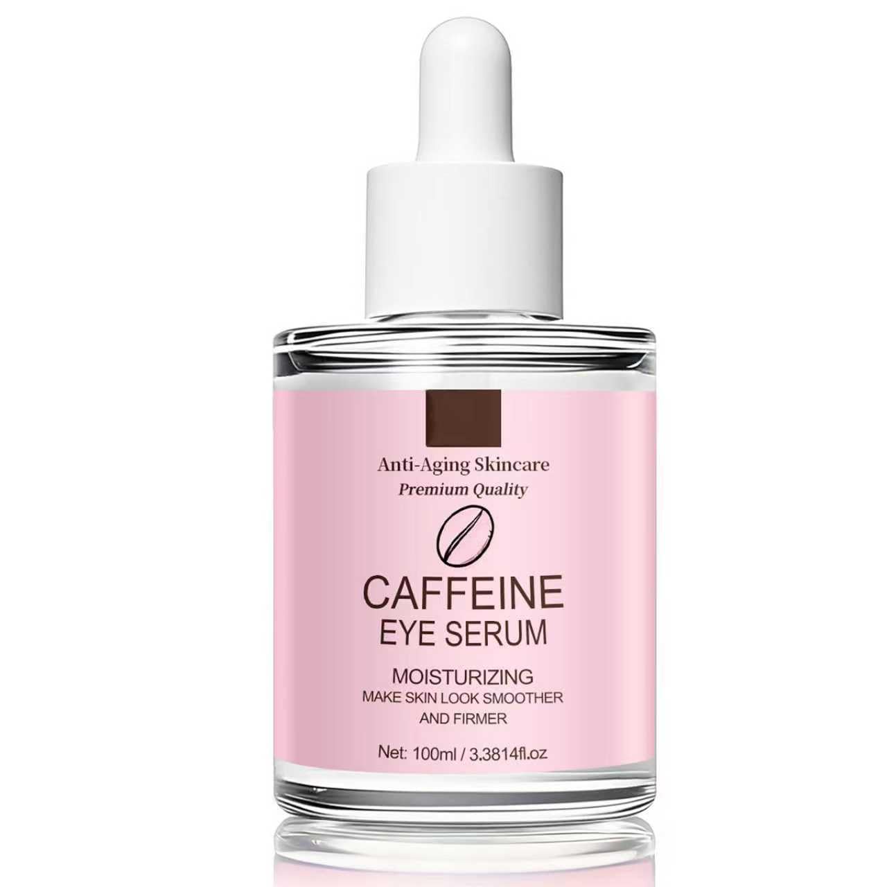 Caffeine Eye Serum with Hyaluronic, Moisturizing Eye Serum for Dark Circles Hydrating Under Eye Serum for Anti-Aging Reduce Fine Lines, Softens & Nourish Skin 100ml