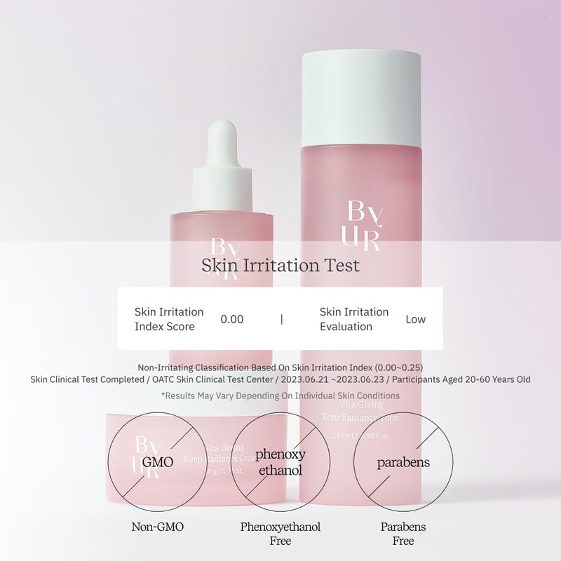 ByUR Vita Giving Keep Radiance Toner - Brightening & Hydrating, Dark Spots & Hyperpigmentation, Uneven Skin Tone, Hyaluronic Acid, Niacinamide, & Vitamin C, Gentle Facial Pore Care Korean Skincare