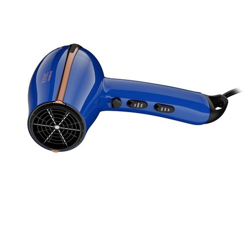 Andis 84040 Pro Dry Elite 1875 Watt Multi-Setting Tourmaline Ionic Styling Hair Dryer, 3 Heat and 2 Speed Settings, Styling Attachment, Extra-Long 8-Foot Cord, Blue