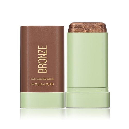 Multi-Purpose Makeup Blush Stick, 3-in-1 Beauty Tinted Solid Blush Stick For Cheeks, Lips And Eyes With Long-Lasting Moisturizing Formula, Waterproof Natural Cream Blush Stick(4#Beach Glow)