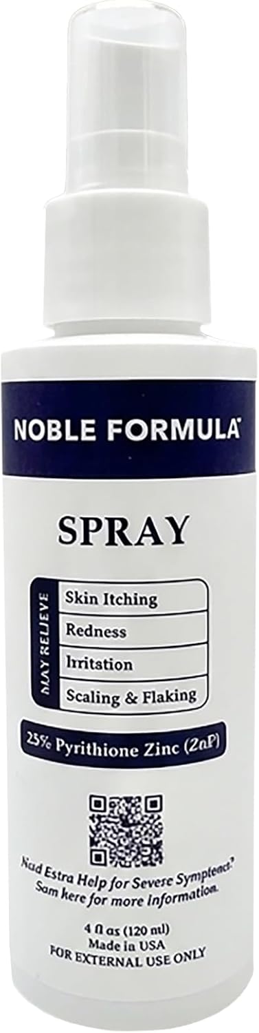 Zinc Spray 0.25% Pyrithione Zinc | Skin Soothing Treatment - 4 oz
