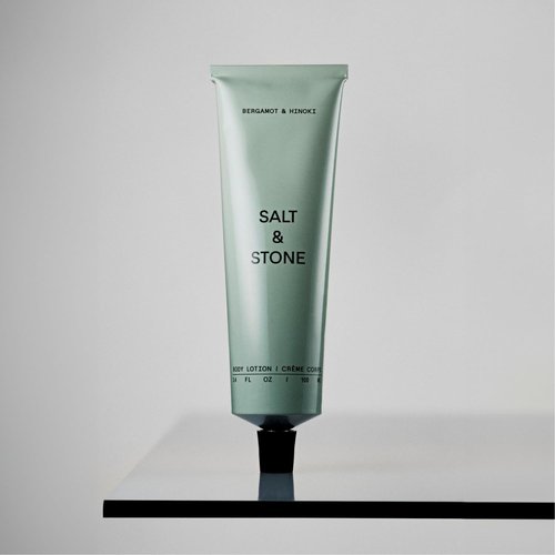 Salt & Stone Body Lotion for Women & Men| Scented Daily Body Lotion | Hydrates, Nourishes & Softens Skin | Restores Dry Skin | Fast-Absorbing | Cruelty-Free & Vegan (100 ml) (Bergamot & Hinoki)