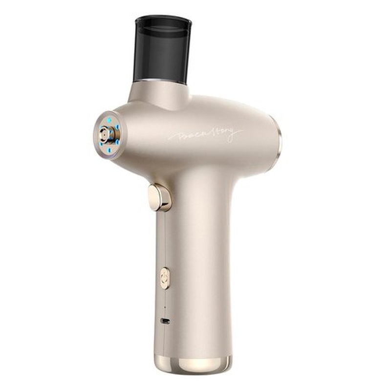 Boca Story Nano Ionic Facial Steamer Deep Cleansing face to Remove blackheads Tighten Skin A face Steamer with humidification, Maintenance,Hydration & Pore unclogging Effects Better Absorbency（Gold）