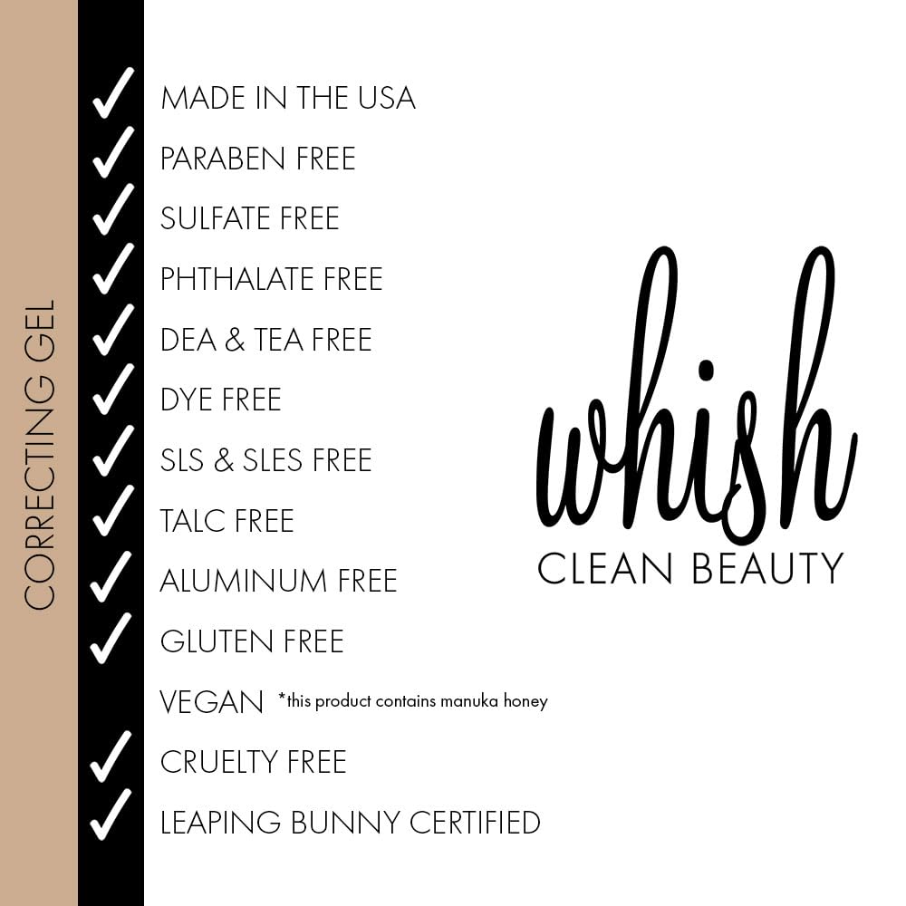 Whish Coconut Milk + Verbena After Sun Soothing Gel - Soothes Sun Exposed Skin, Reduces the Appearance of UV Damage, Moisturizes & Corrects with Aloe & Manuka Honey, 5 fl oz