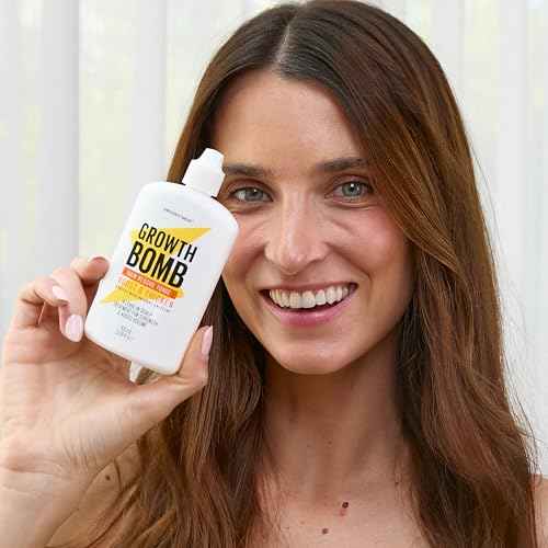 Growth Bomb Hair Rescue Tonic - Hair Care & Scalp Tonic for Growth, Root Serum for Women & Men with Natural Botanicals, Use Daily on Thick or Fine Strands to Prevent Loss - 100 mL