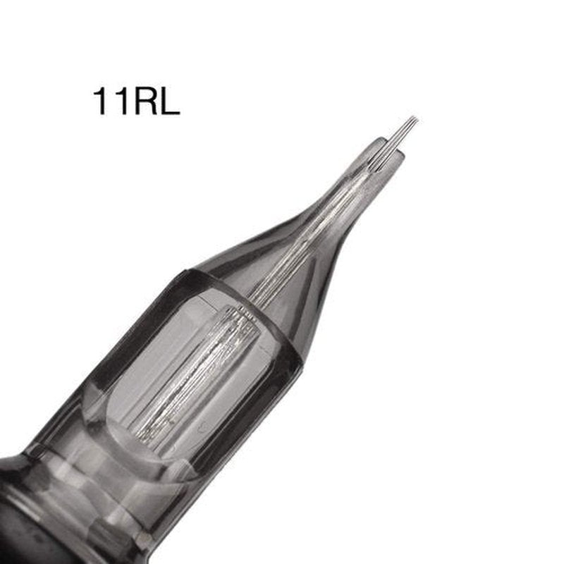 Tattoo Cartridge Needles, ATOMUS 20pcs 1RL 3RL 5RL 7RL 9RL 11RL Round Liner Disposable Sterilized Tattoo Needlefor Pen Rotary Machine Tattoo Supplies (20pcs 11RL)