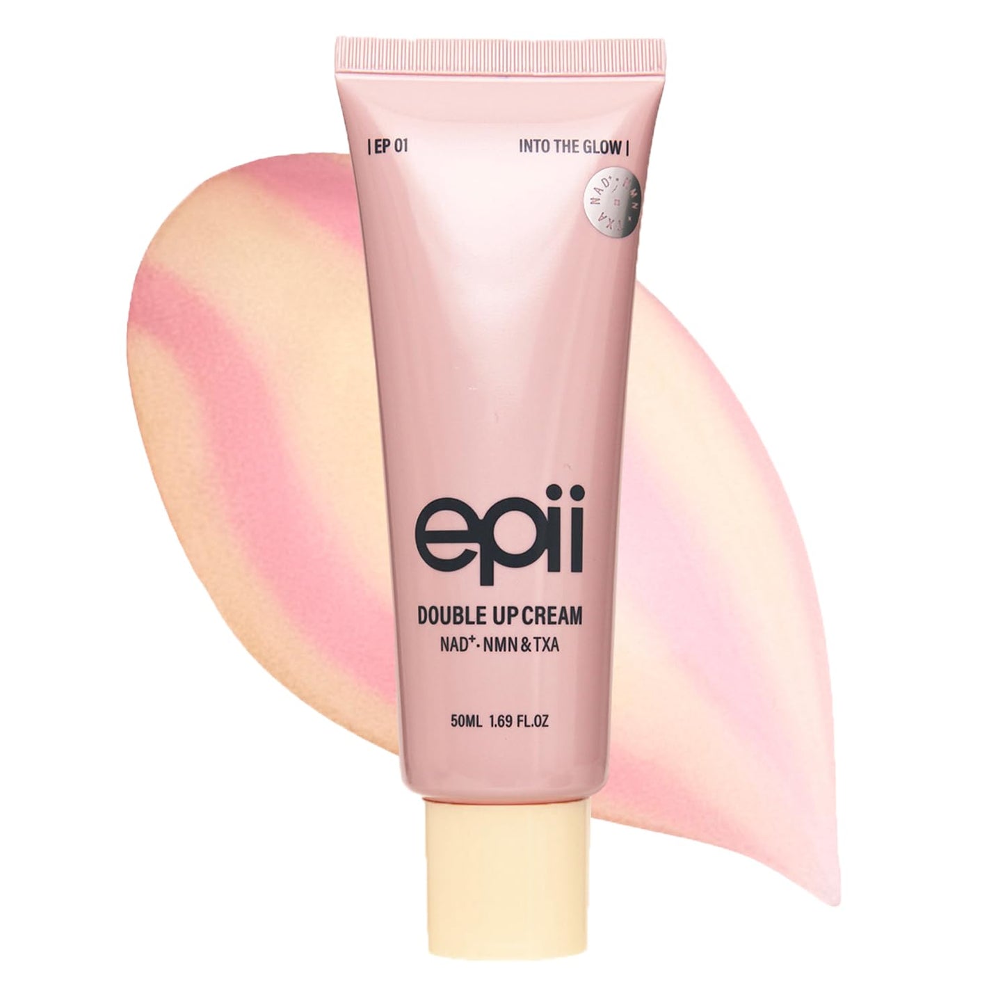 epii Double Up Cream - Firming Face Moisturizer for Aging Skin with NAD+ NMN TXA Niacinamide & 15% Squalane - Korean Skincare Face Cream for Dark Spots Uneven Tone Dull & Sensitive Skin 50mL