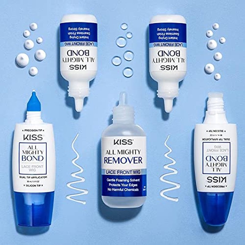 Kiss All Mighty Bond Lace Front Wig Glue and Remover Kit