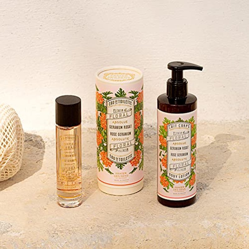 Panier des Sens - Iris Body Lotion for Dry Skin - Hydrating Body Cream for Women - Nourishing Fluid Body Moisturizer with Shea Butter & Olive Oil - 97% Natural Ingredients Body Care - 8.45 Floz