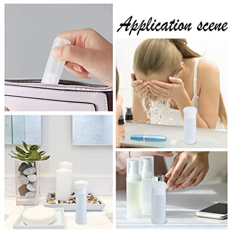 BENECREAT 10 Pack 12ml Small Plastic Flip Cap Sample Bottle Empty Refillable Travel Bottles for Makeup Cosmetic Toiletries Product