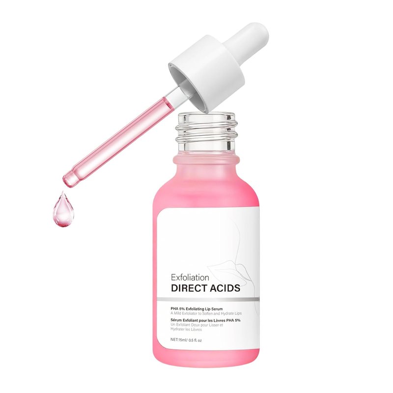 PHA 5% Lip Exfoliator - Gentle Salicylic Acid Formula for Overnight Hydration | 0.5 fl oz (15 mL)
