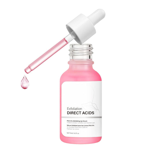 PHA 5% Lip Exfoliator - Gentle Salicylic Acid Formula for Overnight Hydration | 0.5 fl oz (15 mL)