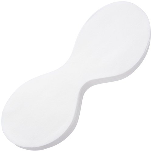 SmallCat 100 Sheets Disposable Non Woven Eye Care, Cotton Facial Eye Covers, DIY Skincare Eye Mask Paper Beauty Sheets for Spa, Skincare, Moisture Retention