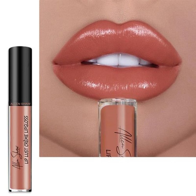 12 Color Cream Lip Gloss, 2025 New Long-Lasting Moisturizing Velvet Lip Lipstick, Waterproof,Non-Stick to Cup, Hydrating Lip Tint Natural Jelly Lipstick (08#, 1)