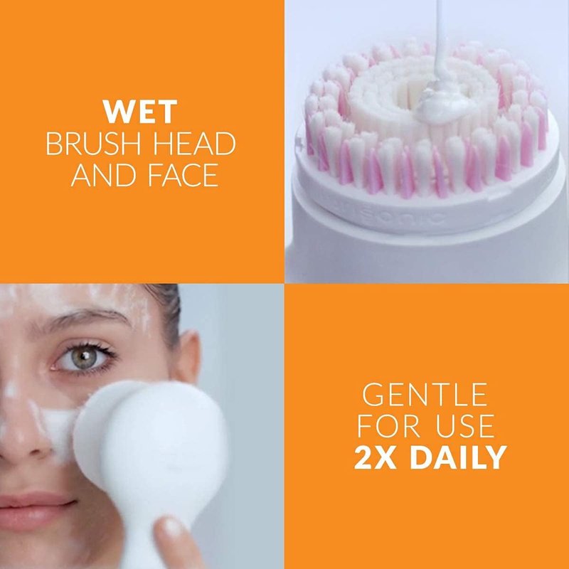 Clarisonic Mia 2 Sonic Facial Cleansing Device - 2 Speeds, White Finish for Radiant Skin