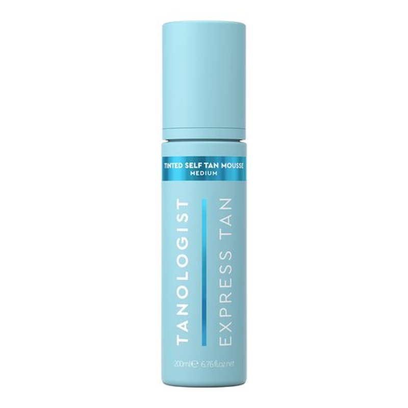 Tanologist Tinted Self Tan Mousse, Medium - Self Tanning Foam - Long-Lasting Tanner Mousse with Hyaluronic Acid, Vitamin C & Aloe - Sun Kissed, Natural Looking Self Tan - 6.76 Fl Oz