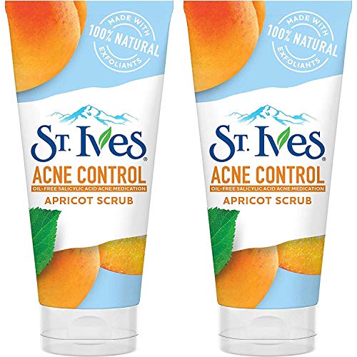 St. Ives Acne Control, Apricot Scrub 6 oz (Pack of 2)
