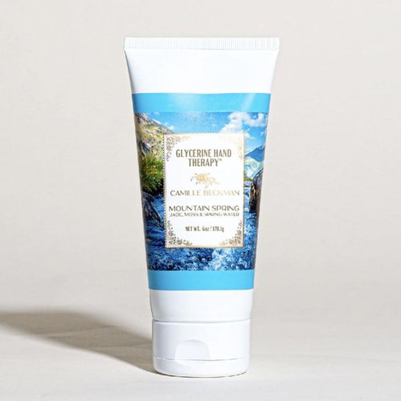 Camille Beckman Glycerine Hand Therapy Cream, Mountain Spring, 6 Ounce